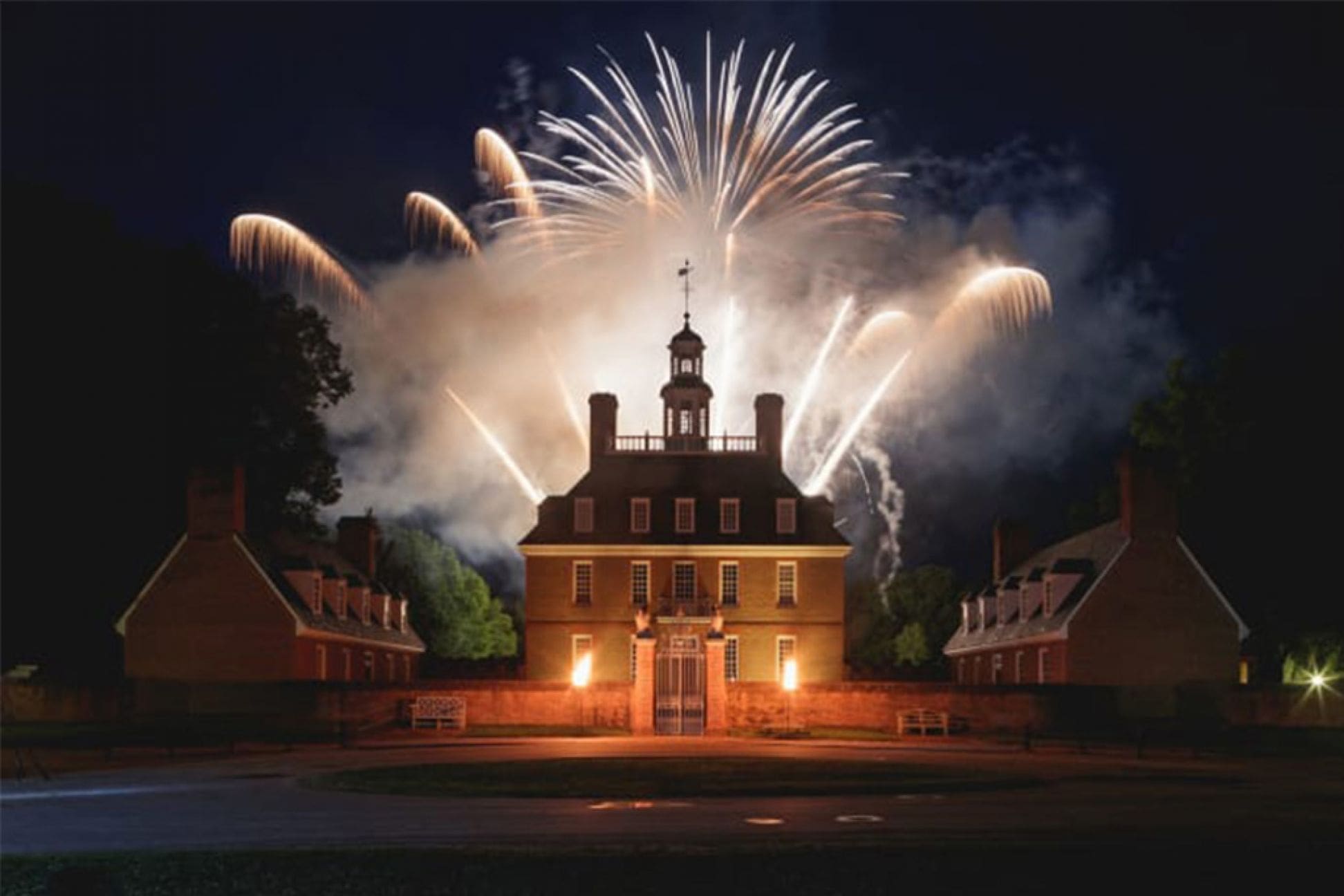 Colonial Williamsburg fireworks